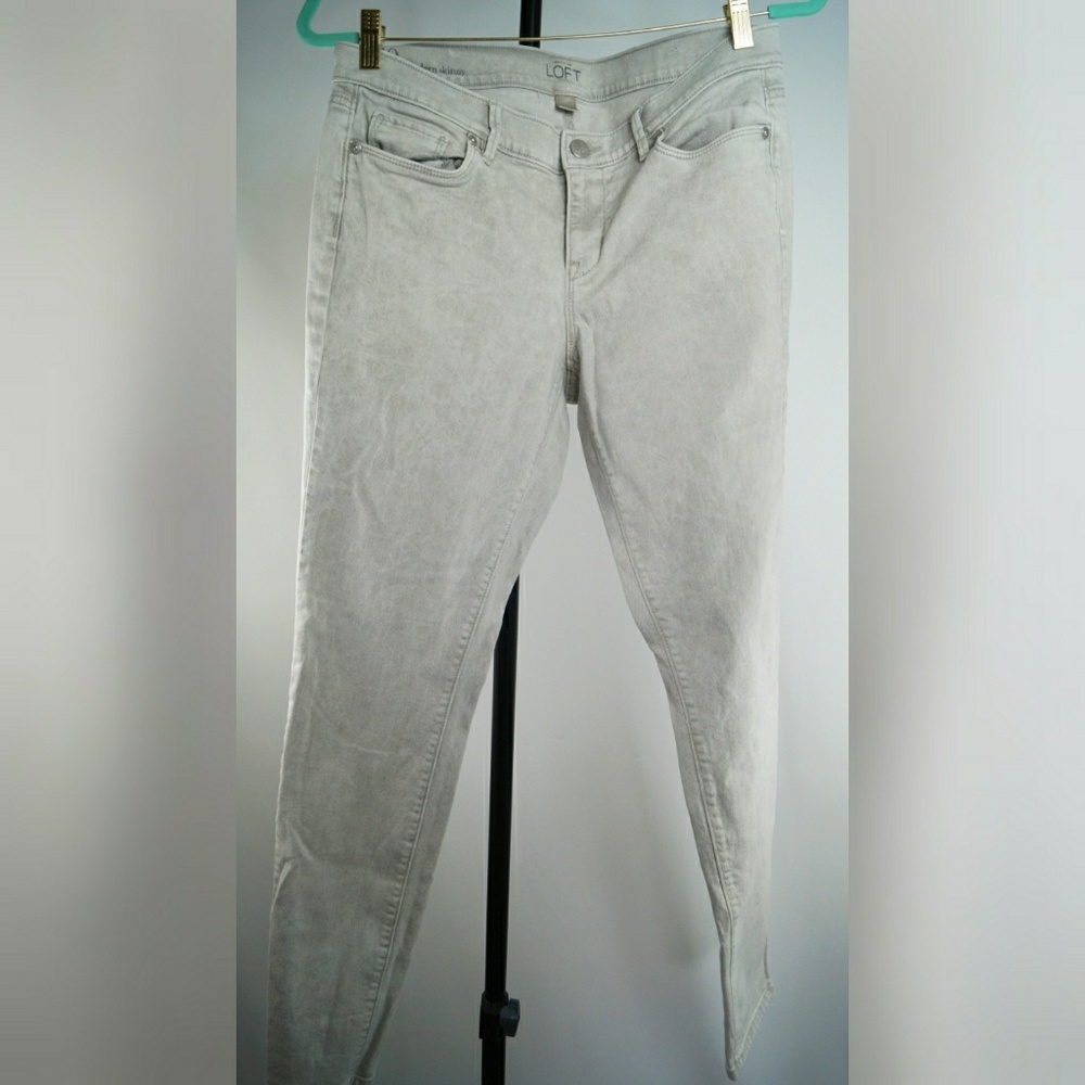 LOFT Grey Modern Skinny Jean